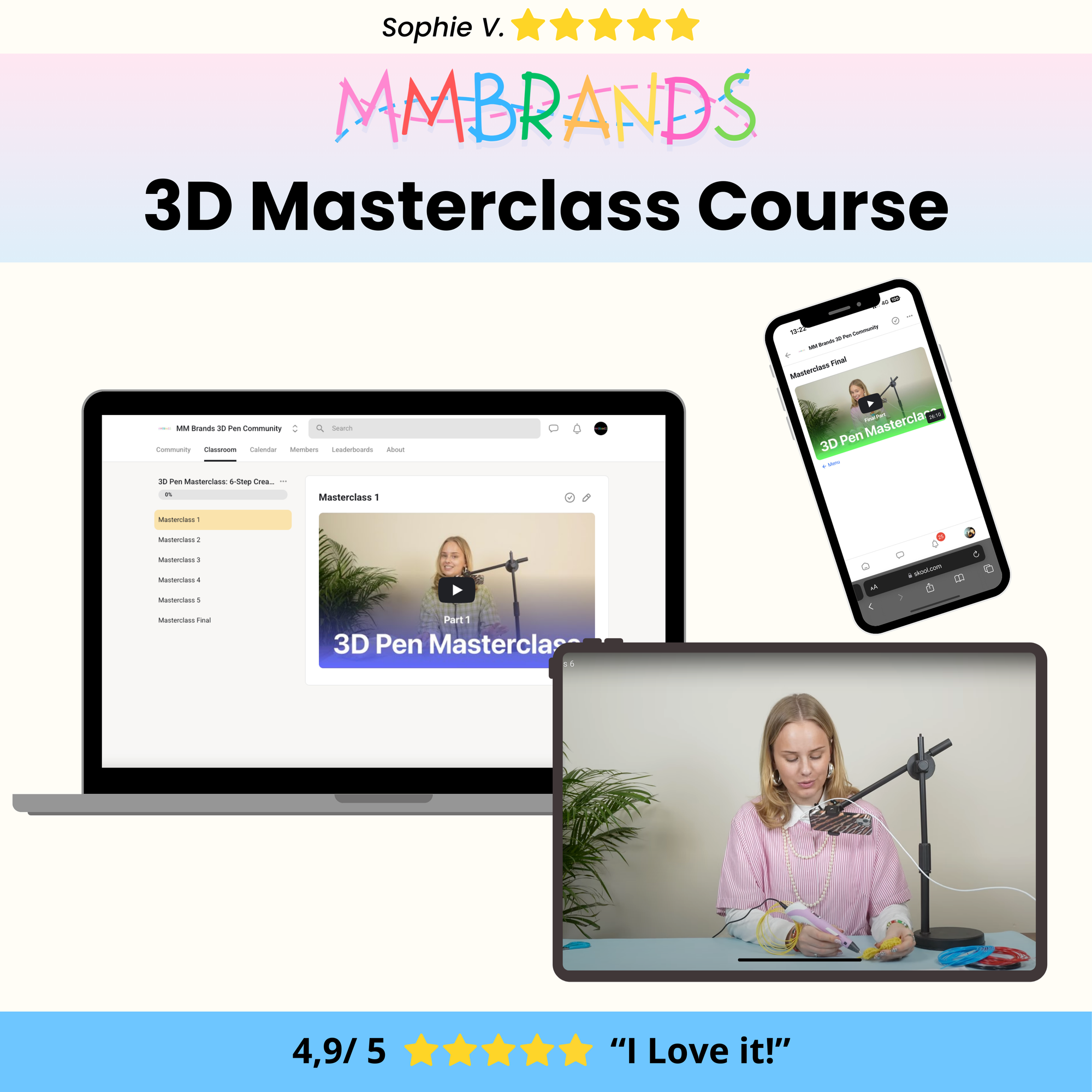 🎁 GRATIS Videokursus – Lær at Tegne i 3D på 6 Videoer